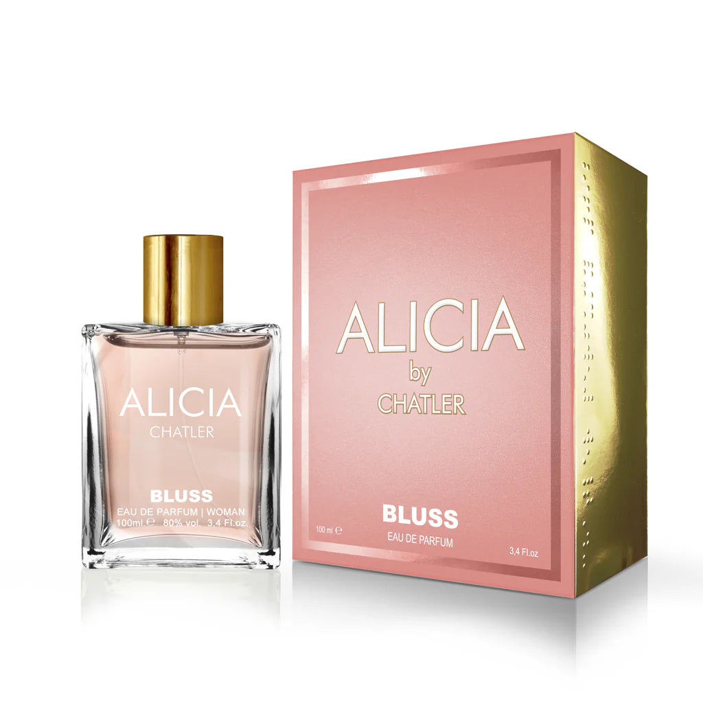 Chatler Alicia Bluss Eau de Parfum 100ml – Elegant, Long-Lasting Fragrance for Women